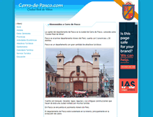 Tablet Screenshot of cerro-de-pasco.com